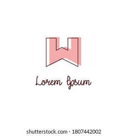 Modern & Simple colorful Women logo or element design. Best for identity, Business and logotypes eps 10