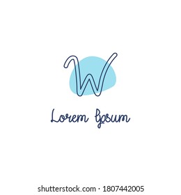 Modern & Simple colorful Women logo or element design. Best for identity, Business and logotypes eps 10