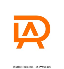 modern and simple combination of letter d and a logo