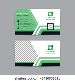 Modern and simple Corporate business card design template Layout, Double-sided creative business card vector design template. Business card for business and personal use. Vector illustration design