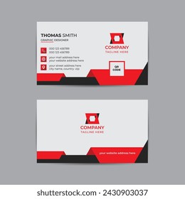 Modern and simple Corporate business card design template Layout, Double-sided creative business card vector design template. Business card for business and personal use. Vector illustration design