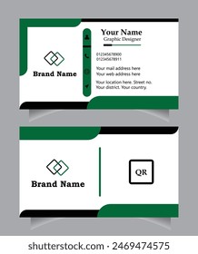 Modern simple Creative And Clean Business Card Design Template, minimal Visiting Card