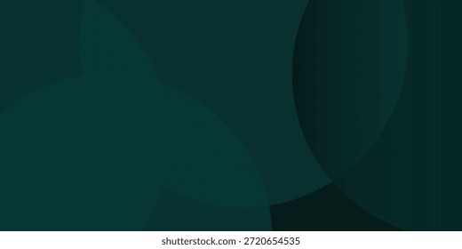 Fondo abstracto verde oscuro simple moderno y negro para un Anuncio amplio. Fondo verde oscuro de lujo con la capa de la superposición 3D

