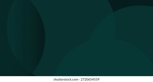 Fondo abstracto verde oscuro simple moderno y negro para un Anuncio amplio. Fondo verde oscuro de lujo con la capa de la superposición 3D

