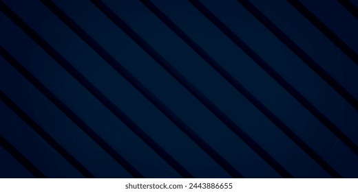 Modern simple dark navy blue background with layers of overlapping triangles. Blue abstract background with empty space for text. Modern elements for  banner.