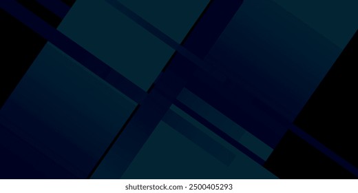 Modern simple dark navy blue background with layers of overlapping triangles. Blue abstract background with empty space for text. Modern elements for eps 10 banner.	