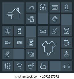 Modern, simple, dark vector icon set with home, healthcare, air, map, model, sky, transport, mug, medical, drink, cute, equality, temperature, helicopter, planet, rent, sound, transportation icons