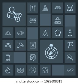 Modern, simple, dark vector icon set with nation, web, business, construction, online, equipment, water, flag, leather, glasses, account, internet, shovel, mobile, security, compass, style, east icons