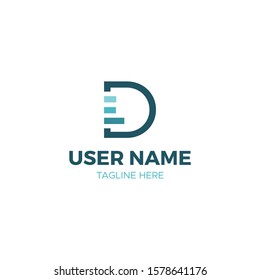 MODERN AND SIMPLE DATA LOGO DESIGN COMPANY TEMPLATE