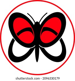 modern simple design butterfly logo.
