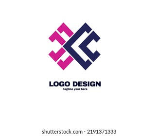 modern and simple design concept logo with simple and gradient color template logo for company vector file eps 10