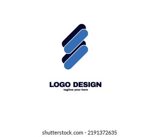 modern and simple design concept logo with simple and gradient color template logo for company vector file eps 10