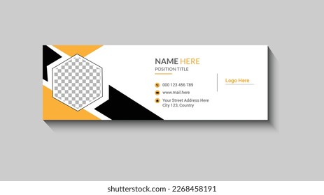 Modern And Simple Email Signature Design