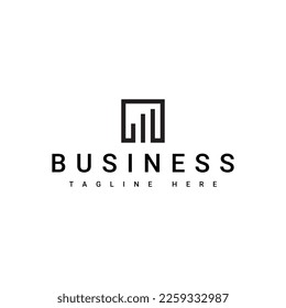 modern and simple financial advisor logo design