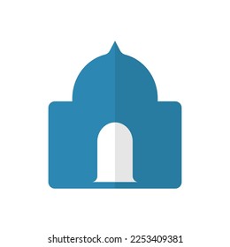 modern simple flat mosque icon