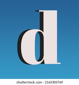 Modern simple font effect with highlight and shadow, youth style lettering font