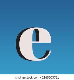 Efecto de tipo de letra simple moderno con resaltado y sombra, tipo de letra con letras de estilo juvenil