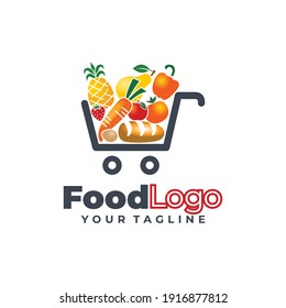 modern and simple food vector logo