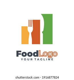 modern and simple food vector logo