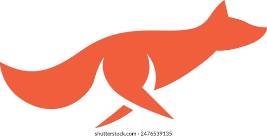 modern and simple fox logo