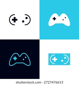 Modern Simple Game Console Logo Bundle with Creative Style for Gaming Brand, Esports Team, Streaming, and Digital Entertainment