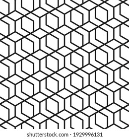 Modern Simple Geometric Pattern. Line Art Background.