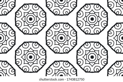 Modern simple geometric vector seamless pattern  
