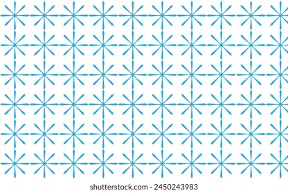 Modern simple geometric vector seamless pattern with gold flowers, line texture on white background. Light abstract floral wallpaper, bright tile ornament