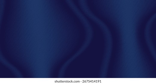 Moderno simples boa arte azul ondulado meio-tom fundo. Vetor de estilo esportivo de arte pop ponto