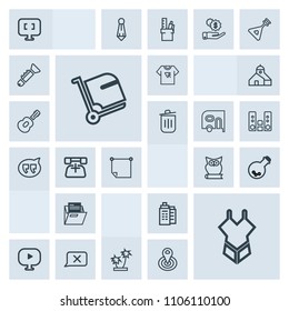 Modern, simple, grey vector icon set with bikini, woman, internet, travel, office, folder, bag, fashion, paper, laboratory, animal, tree, tshirt, chat, typography, real, laptop, print, tropical icons