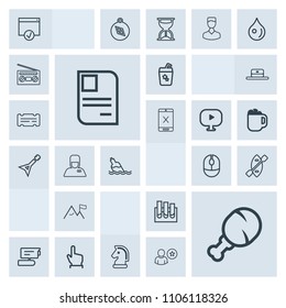 Modern, simple, grey vector icon set with chess, identity, chicken, touch, view, hand, oar, personal, medical, research, juice, glass, laboratory, horse, canoe, page, boat, chessboard, finger icons