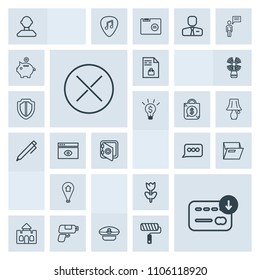 Modern, simple, grey vector icon set with travel, captain, gun, hat, supermarket, tower, spring, pistol, file, market, internet, speech, bag, office, money, list, notebook, map, architecture icons