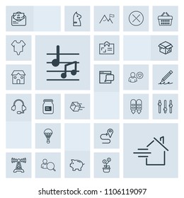 Modern, simple, grey vector icon set with location, identity, route, parachute, note, personal, parachuting, technology, home, mail, envelope, equality, account, online, , bank, extreme, money icons