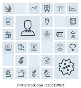 Modern, simple, grey vector icon set with growth, money, marine, sign, find, email, concept, internet, man, headset, office, real, ship, dessert, investment, love, sweet, power, boy, military icons