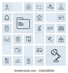 Modern, simple, grey vector icon set with spoon, electricity, emergency, website, fork, kitchen, flight, wooden, office, birdhouse, adventure, tent, wear, dolphin, paper, ocean, dinner, strategy icons