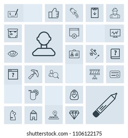 Modern, simple, grey vector icon set with pay, drink, fashion, online, object, profile, balance, leather, sound, music, horse, pen, chess, bank, juice, bag, house, summer, chessboard, money, web icons