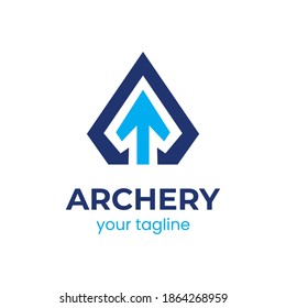 Modernes und einfaches Letter-A-Logo mit Pfeil-Element, um finanzielle, analytische, Wachstum, Führungsrolle in der Geschäftswelt zu repräsentieren
