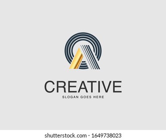 Plantilla de diseño de icono de logotipo de letra simple y moderna 