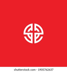 Diseños de logotipo de tiro combinado Carta S moderna y simple