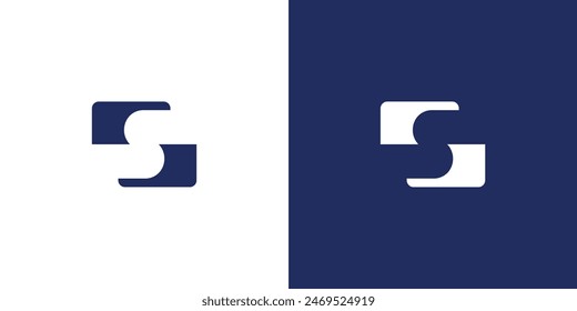 Modern and simple letter S initials logo design