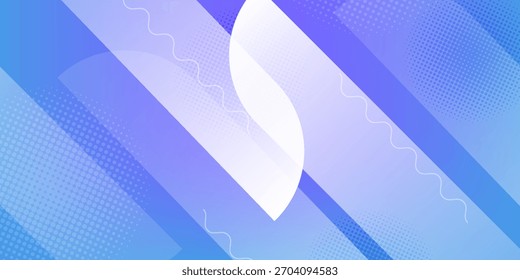 Modern simple light blue purple gradient abstract background with waves, lines, and geometric shapes
