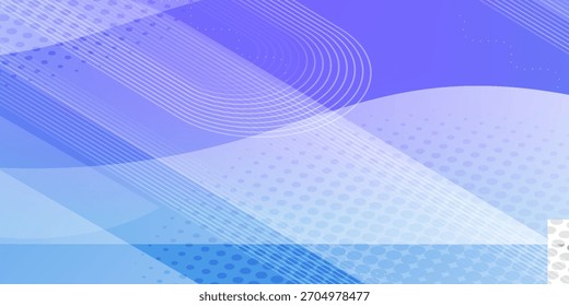 Fondo abstracto de degradado púrpura azul claro simple moderno con ondas, líneas y Formas geométricas
