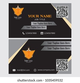 Modern simple light business card template