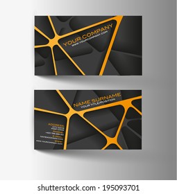 Modern simple light business card