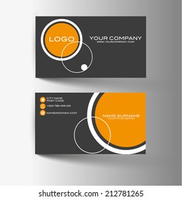 Modern simple light business card