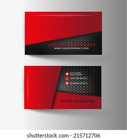 Modern simple light business card