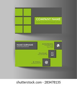 Modern simple light business card