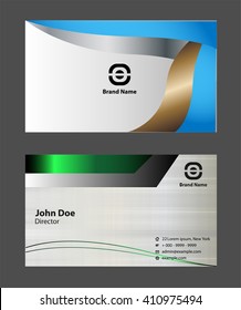 Modern simple light business card

