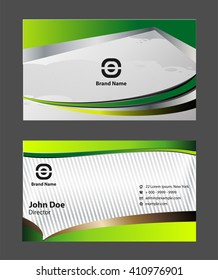 Modern simple light business card
