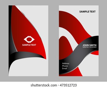 Modern simple light business card
